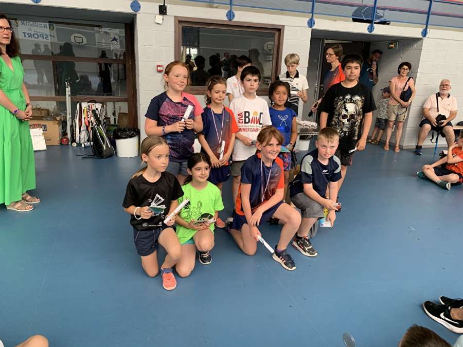 joueurs de badminton